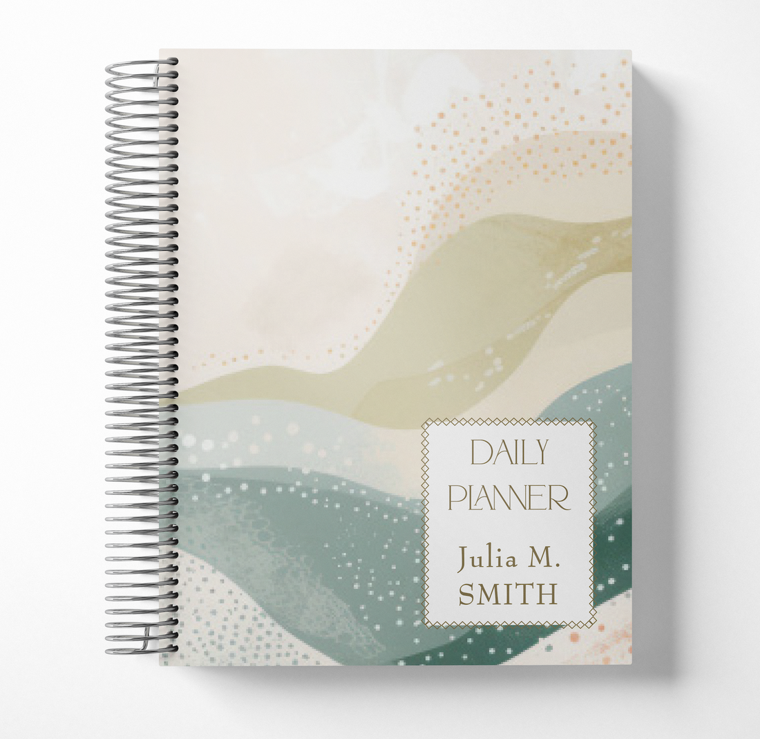 Thrive Daily Life Planner - Watercolor Waves