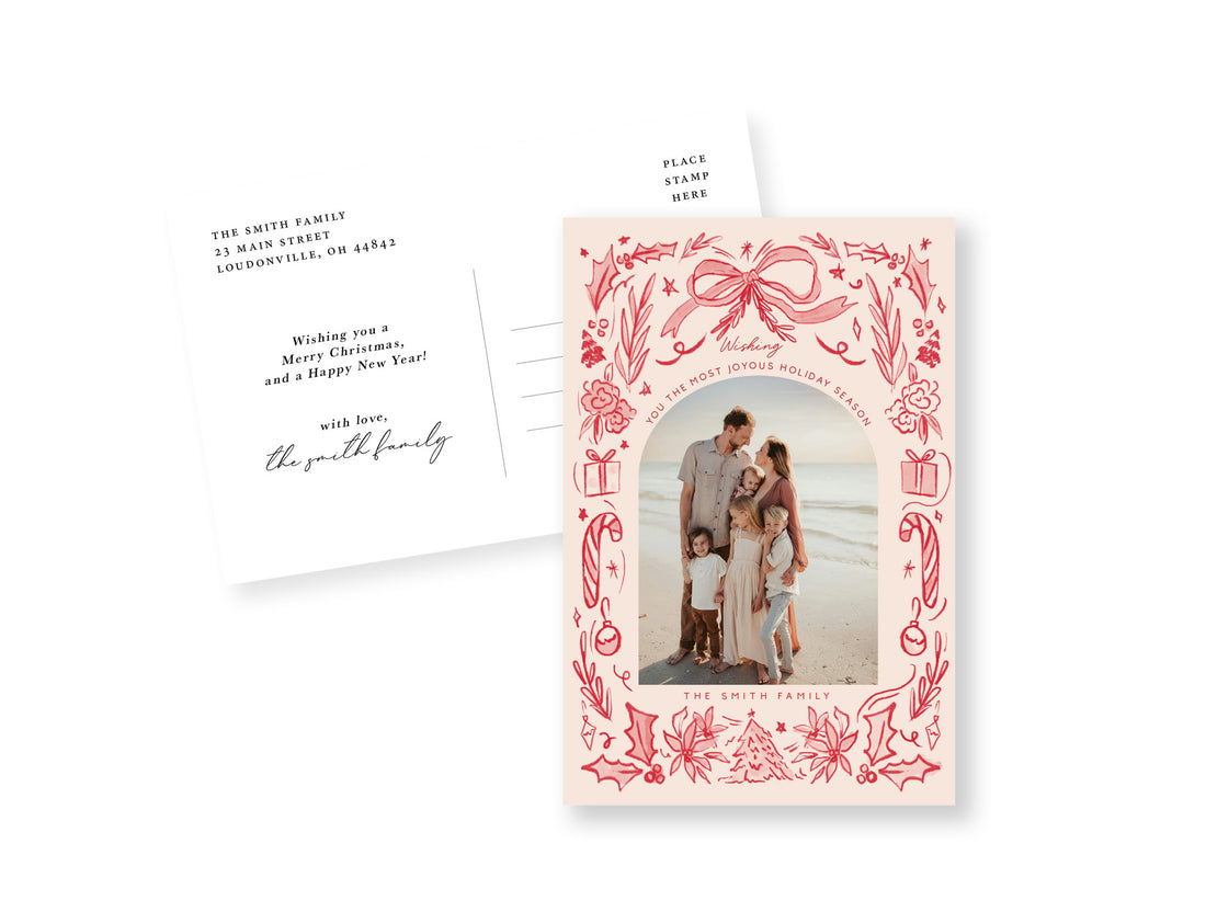 Whimsical Hand Drawings Postcard