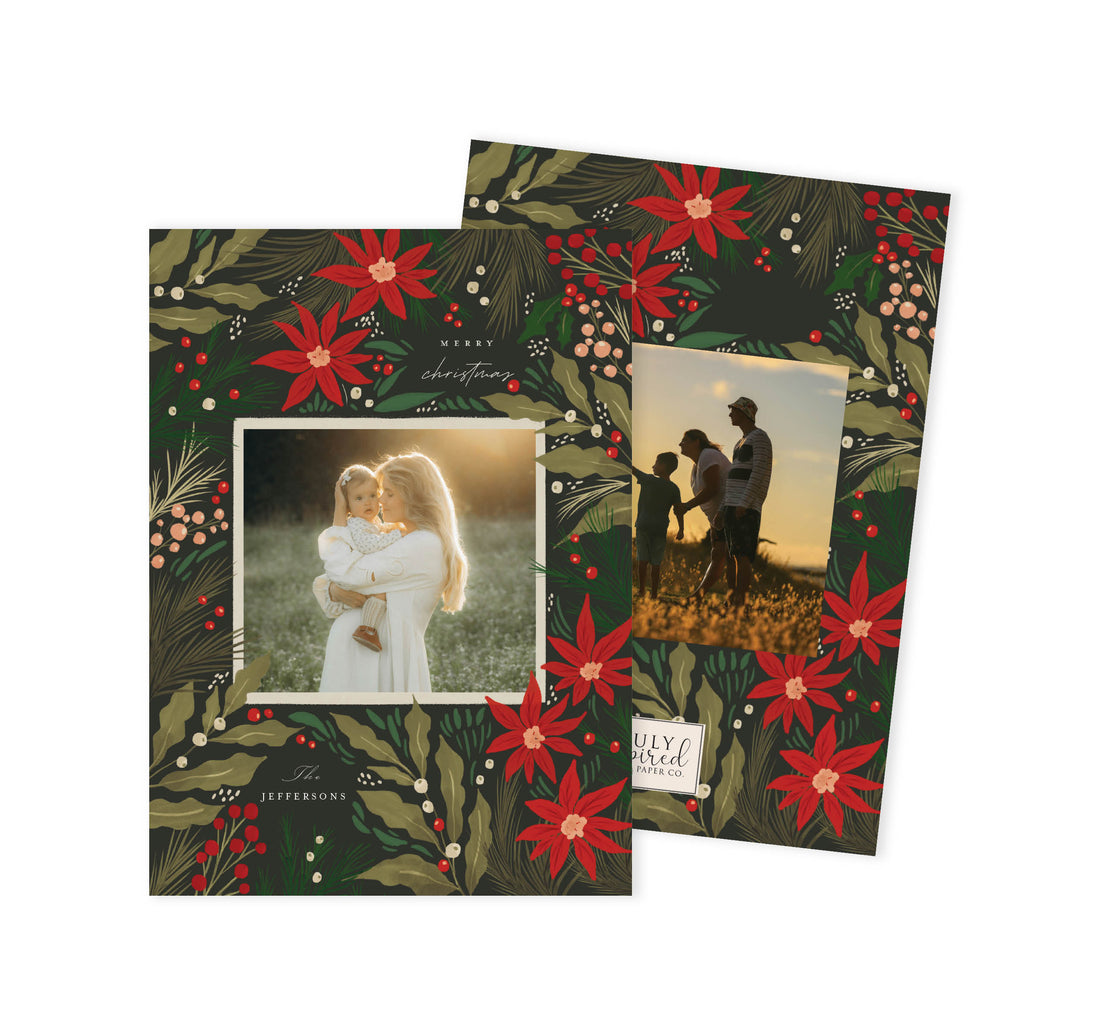 Whimsical Poinsettias