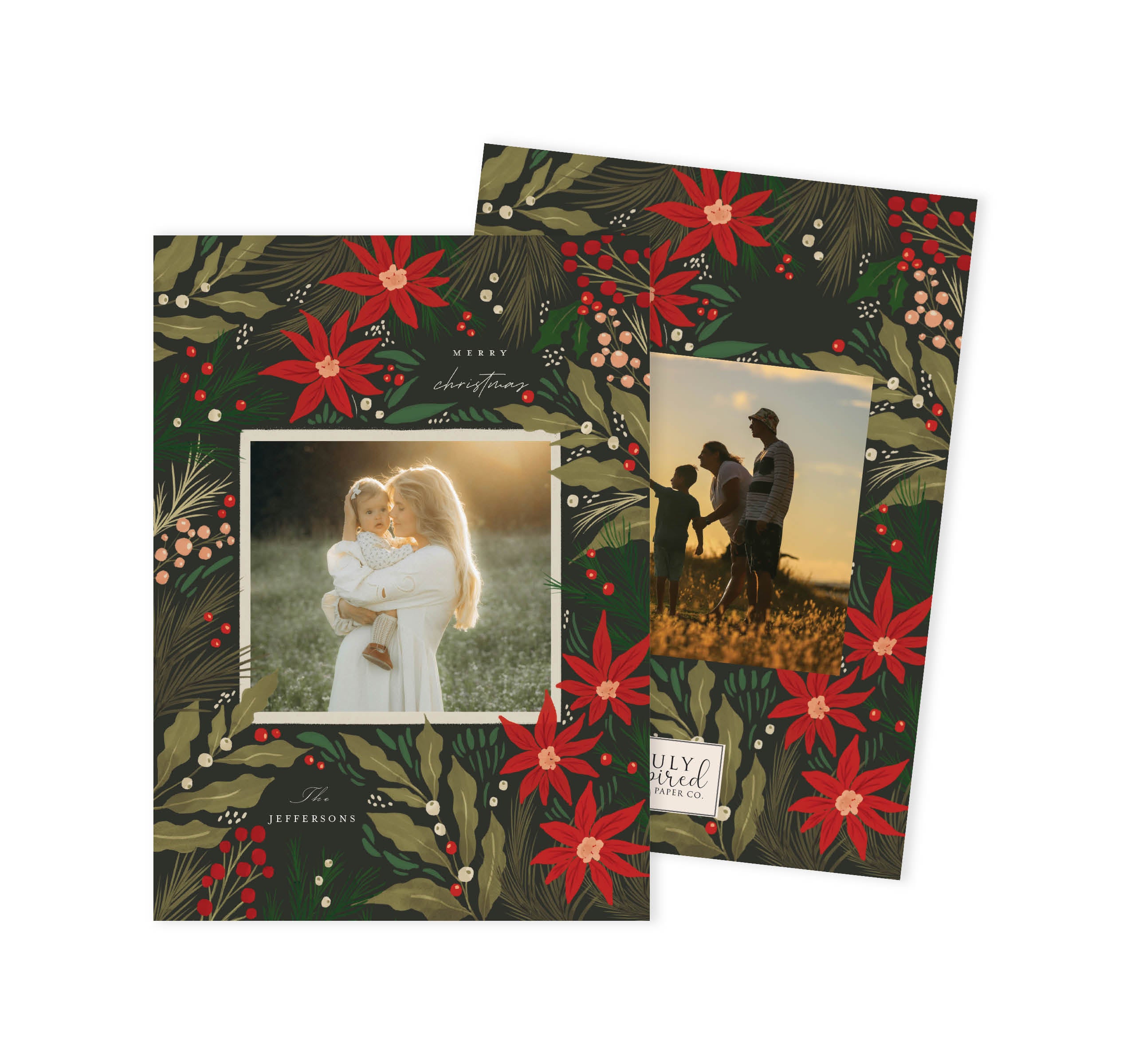 Whimsical Poinsettias