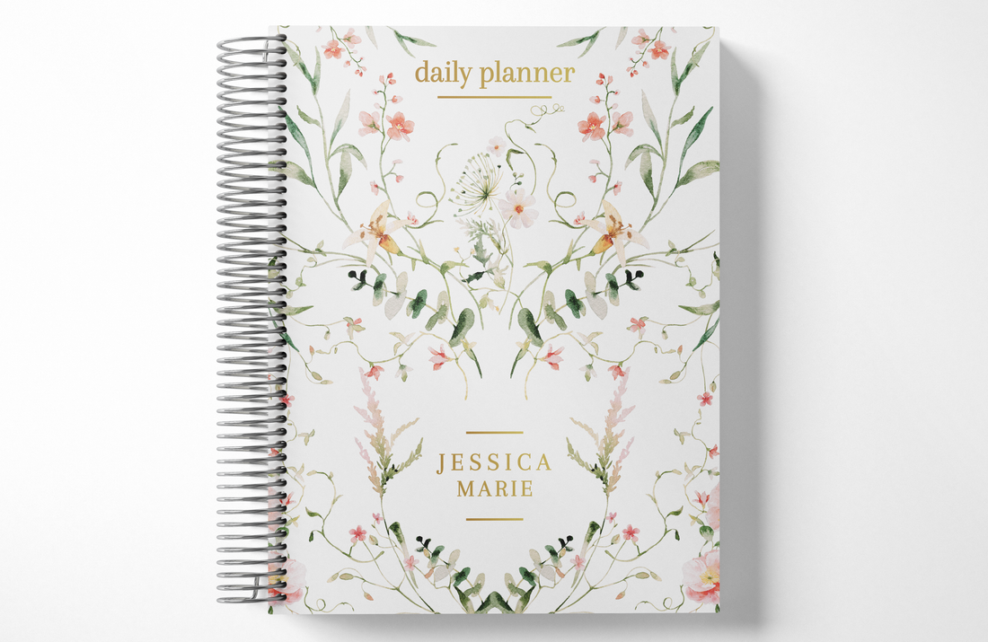 Thrive Daily Life Planner - Wispy Floral