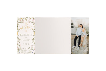 Wildflower Elizabeth Gate Fold Invitation