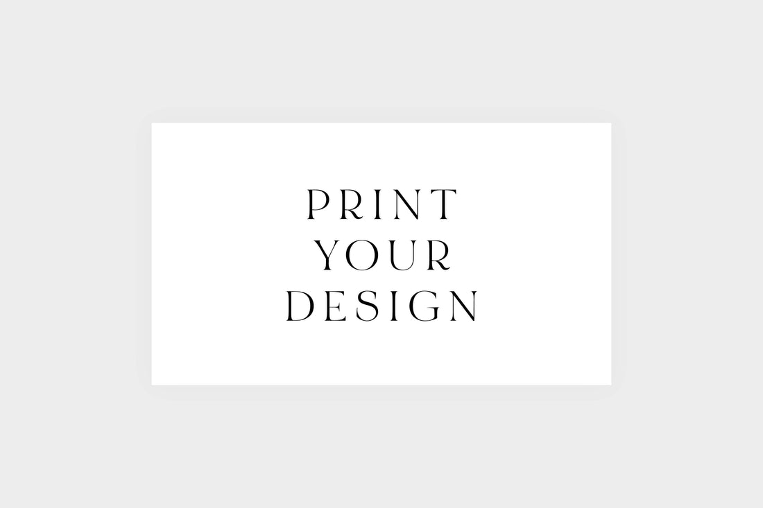 Print Your Design Business Cards