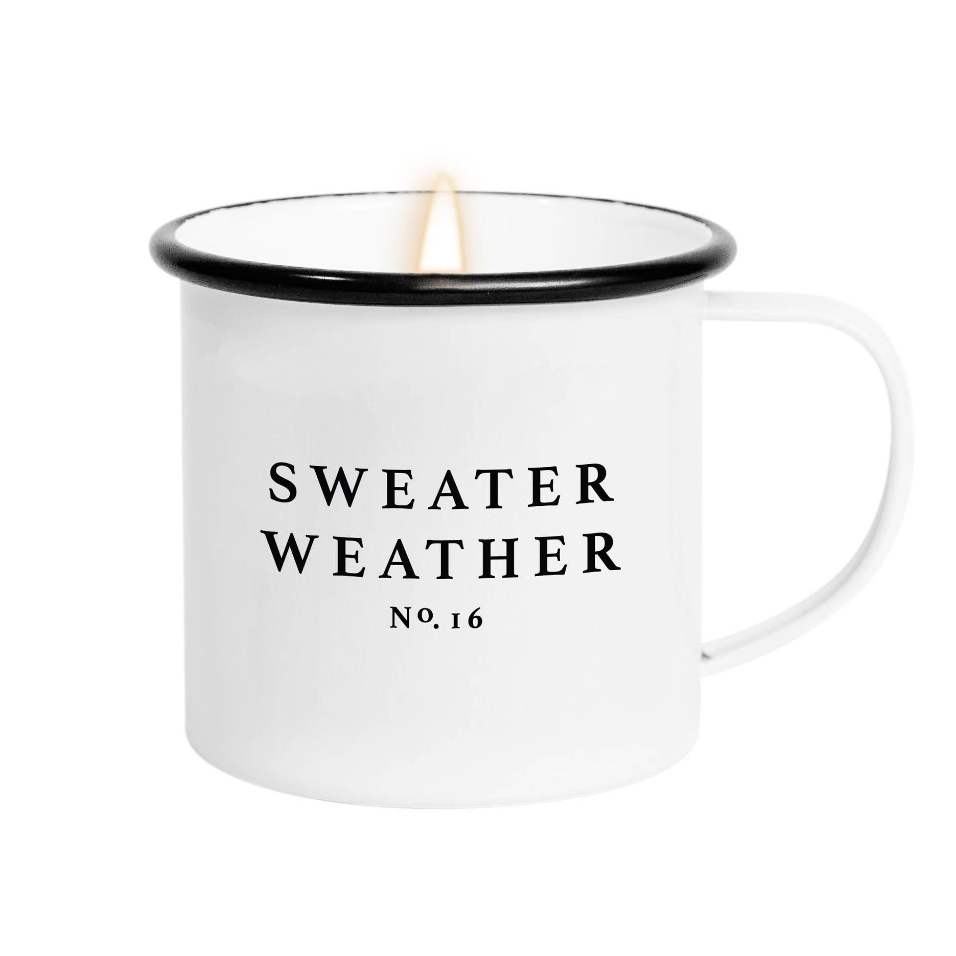 Sweater Weather Soy Candle - Coffee Mug Candle - 11 oz