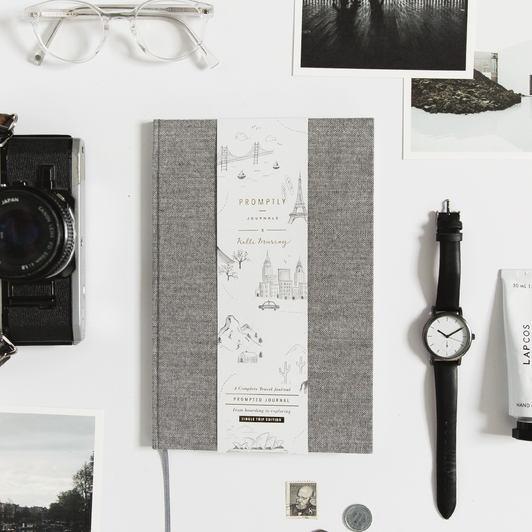 Travel Journals - Grey Tweed