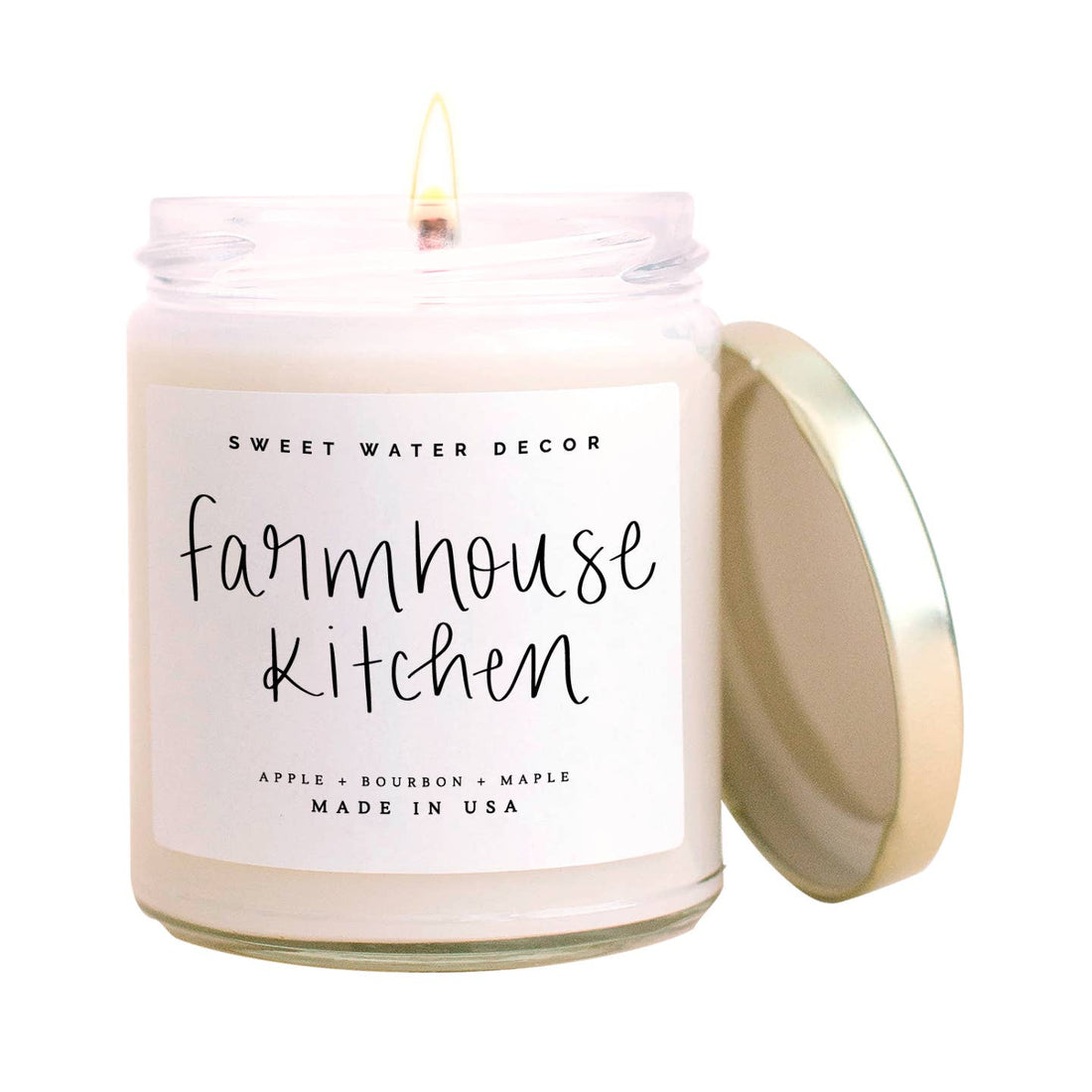 Farmhouse Kitchen Soy Candle - Clear Jar - 9 oz
