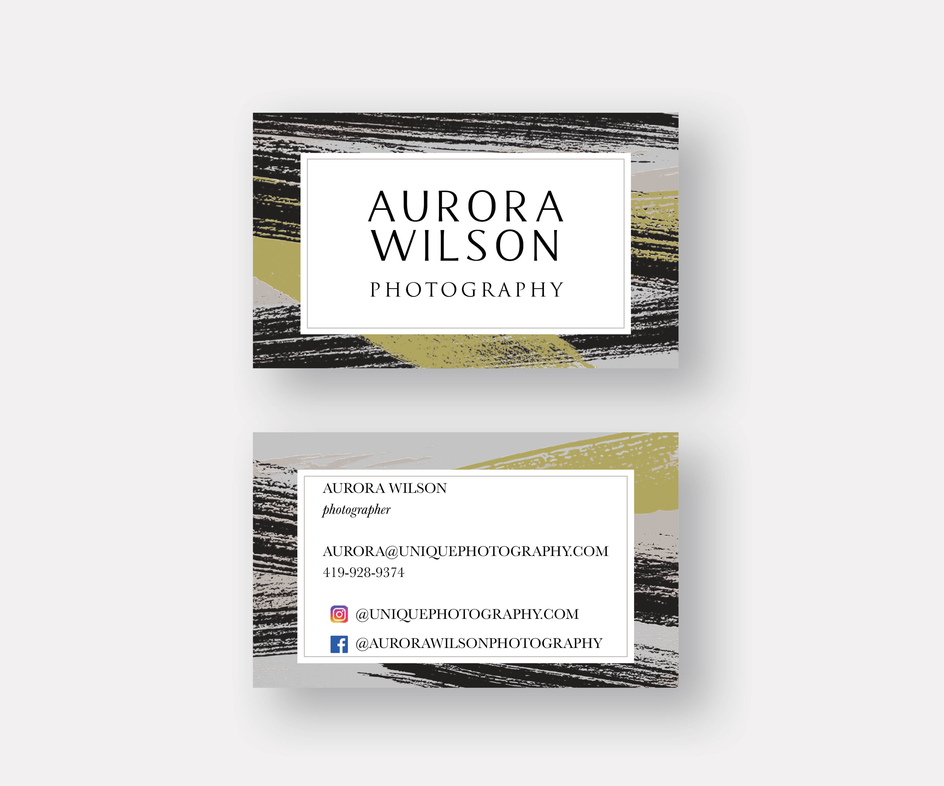 Cool Strokes Business Cards