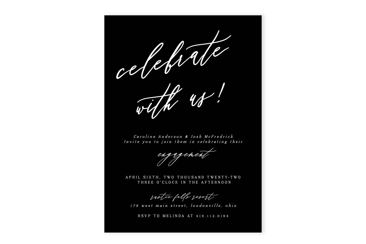 Celebrate! Engagement Party Invitation
