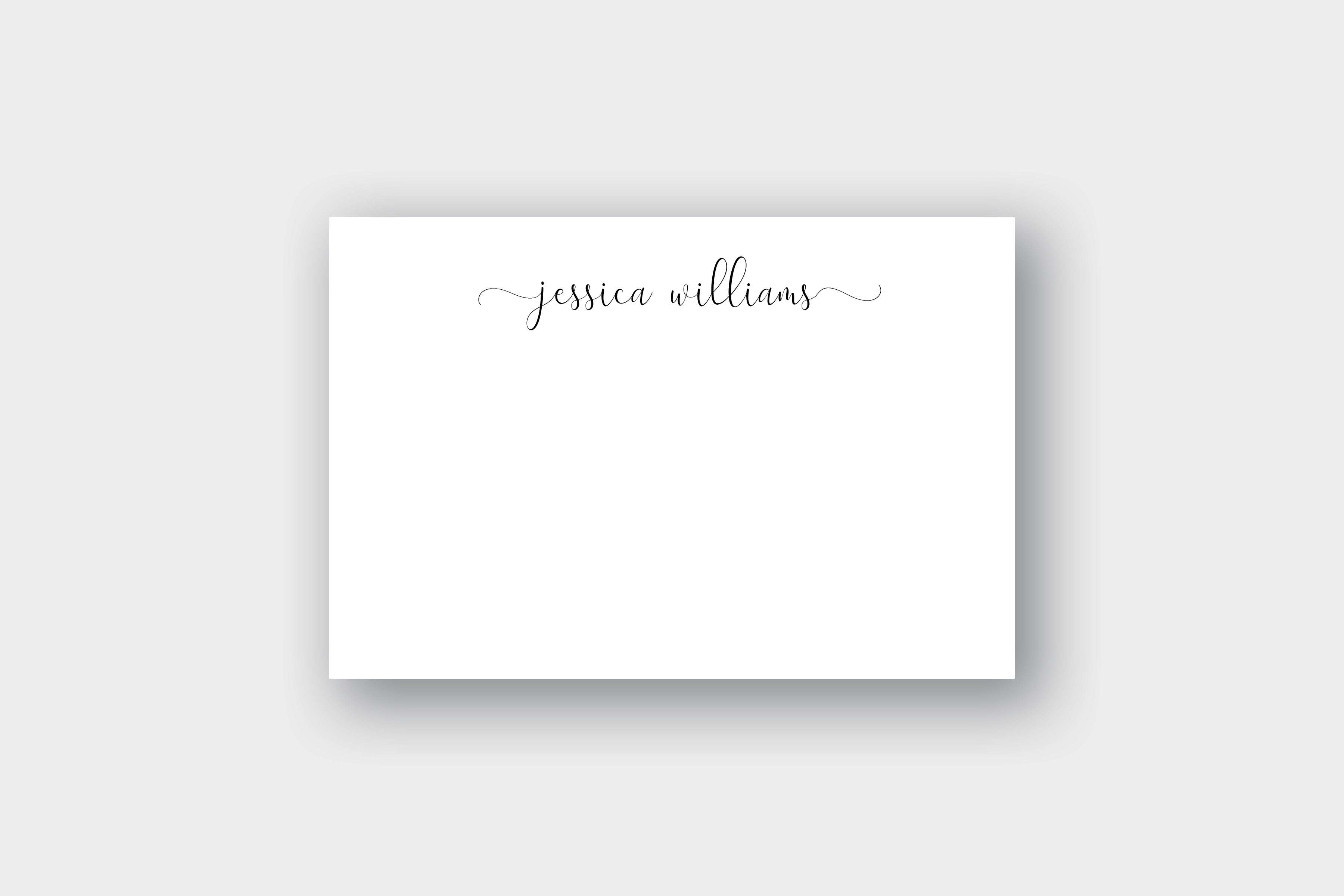 Minimal Script Note Cards – Truly Inspired Paper Co.