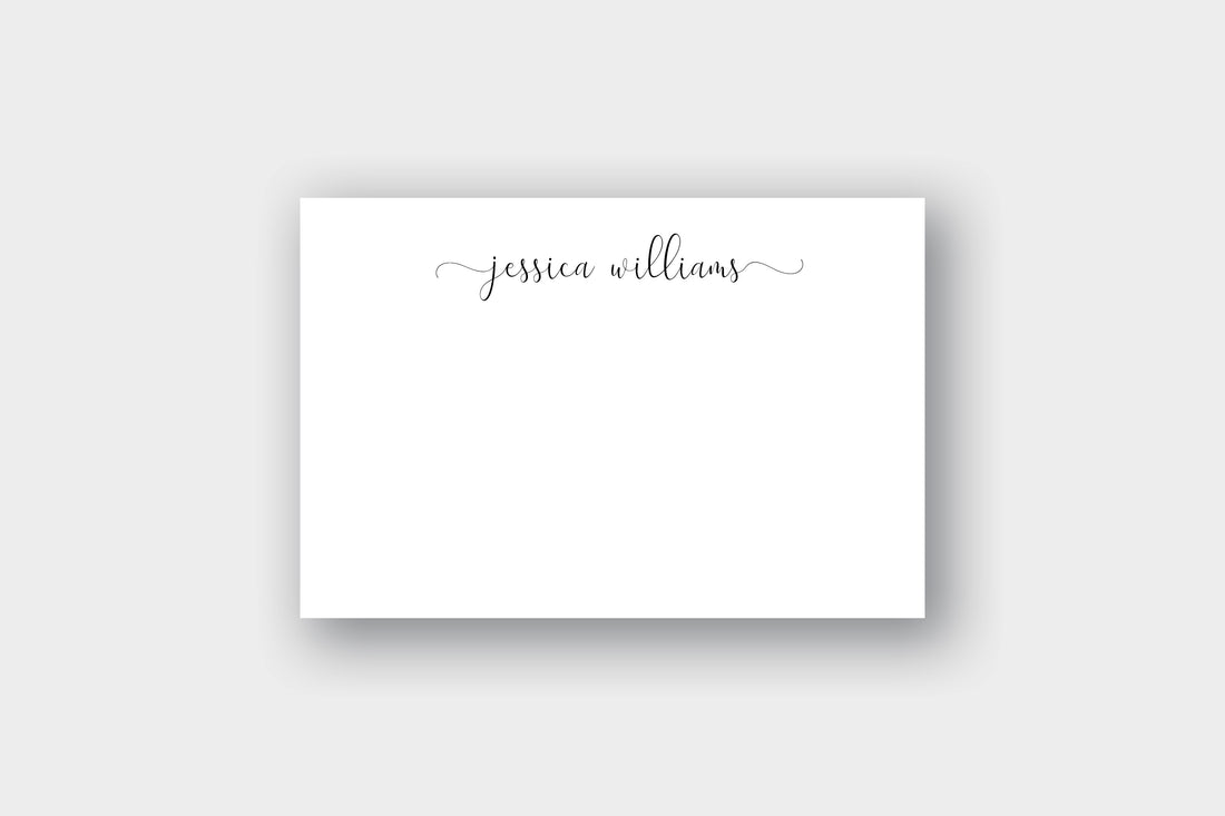 Minimal Script Note Cards