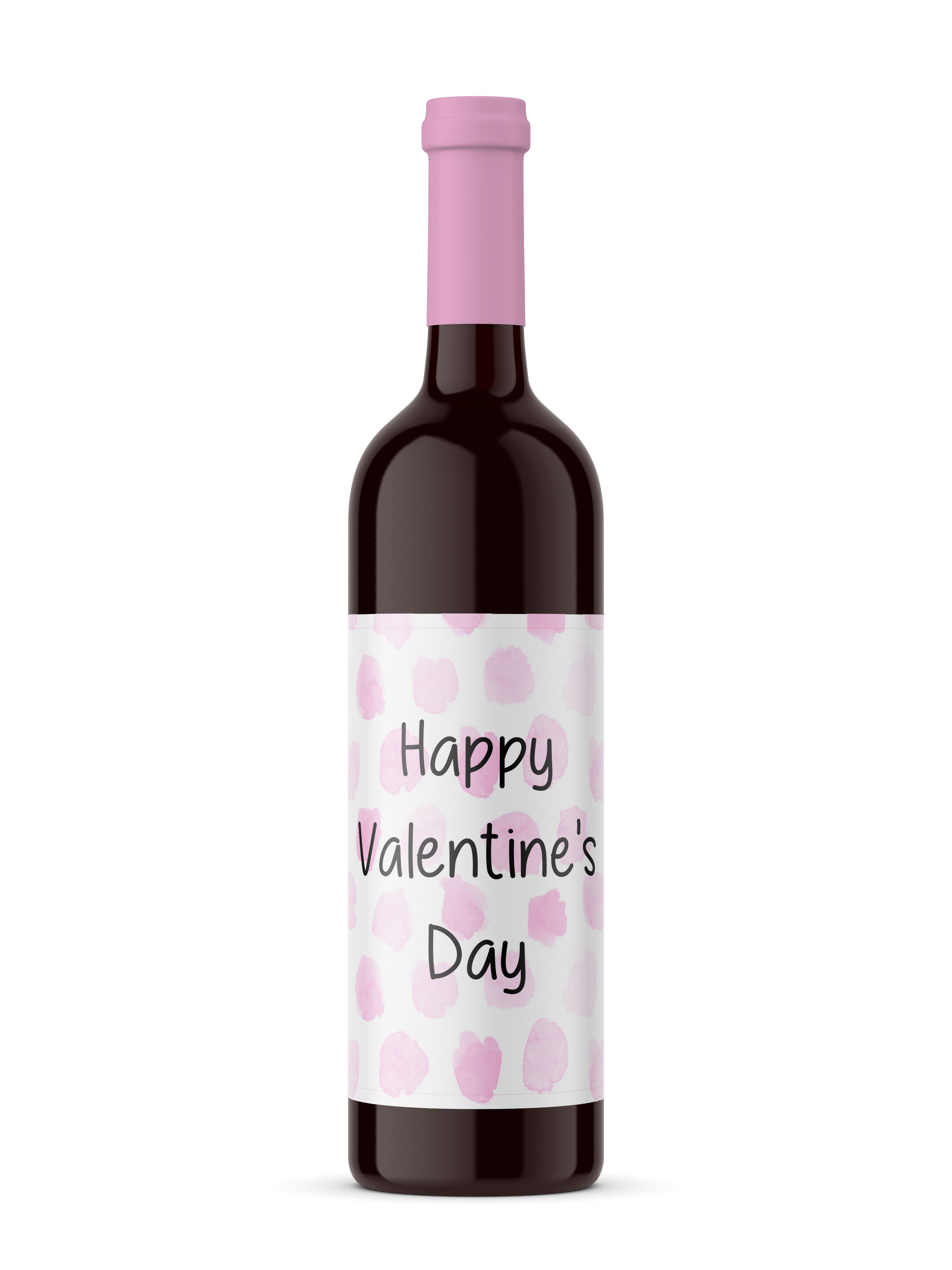 Be My Valentine Wine Bottle Labels