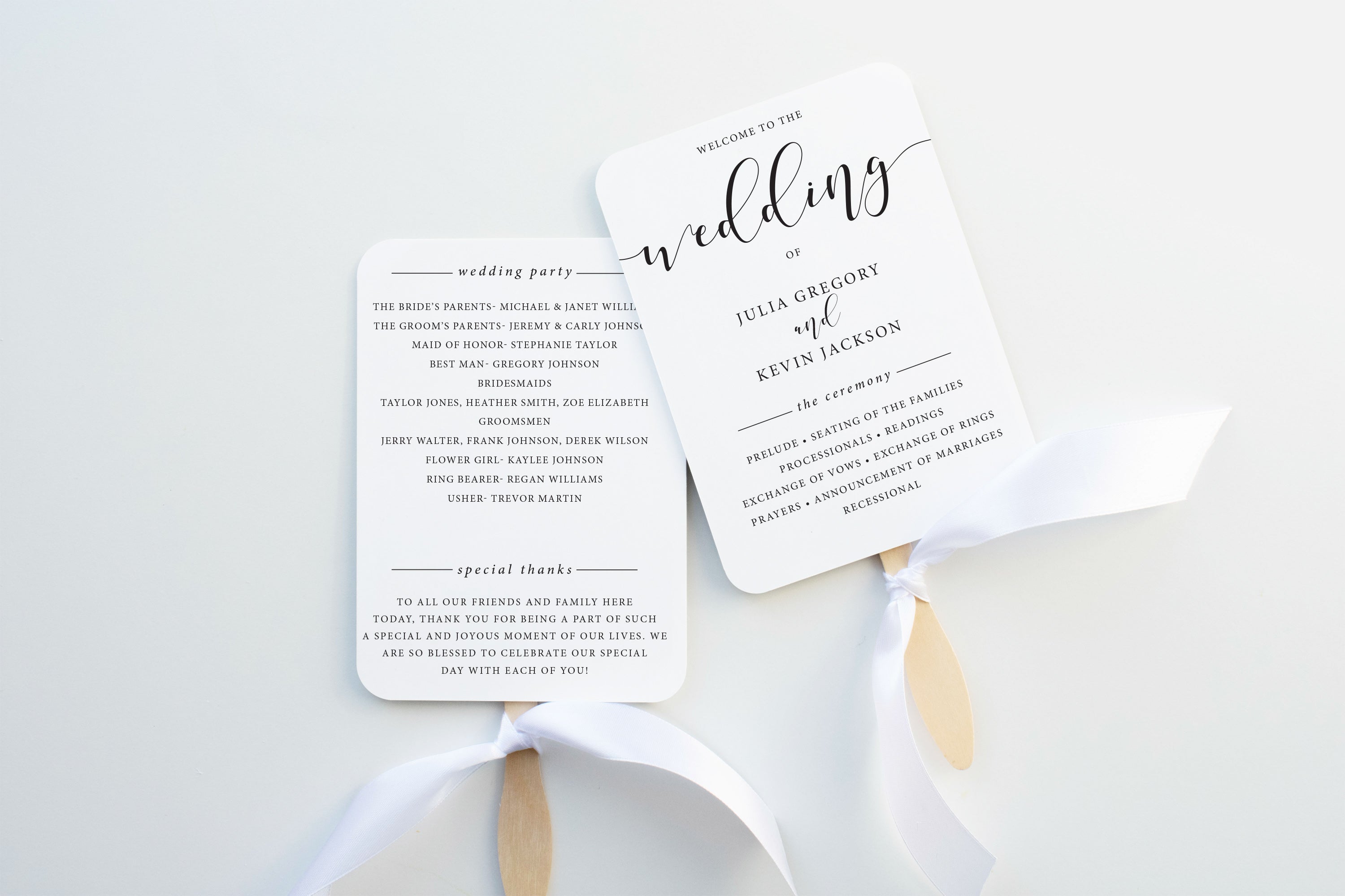 Wedding program fans 60 photos - Astyledwedding.com
