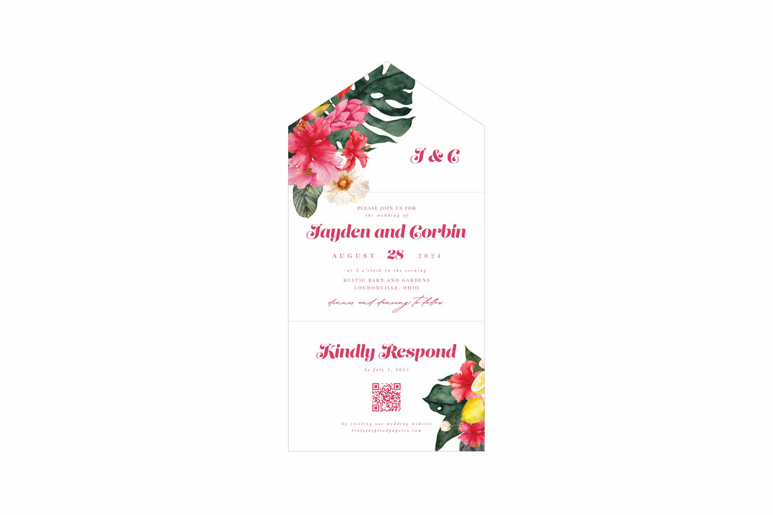 Tropical Jayden Seal &amp; Send Invitation