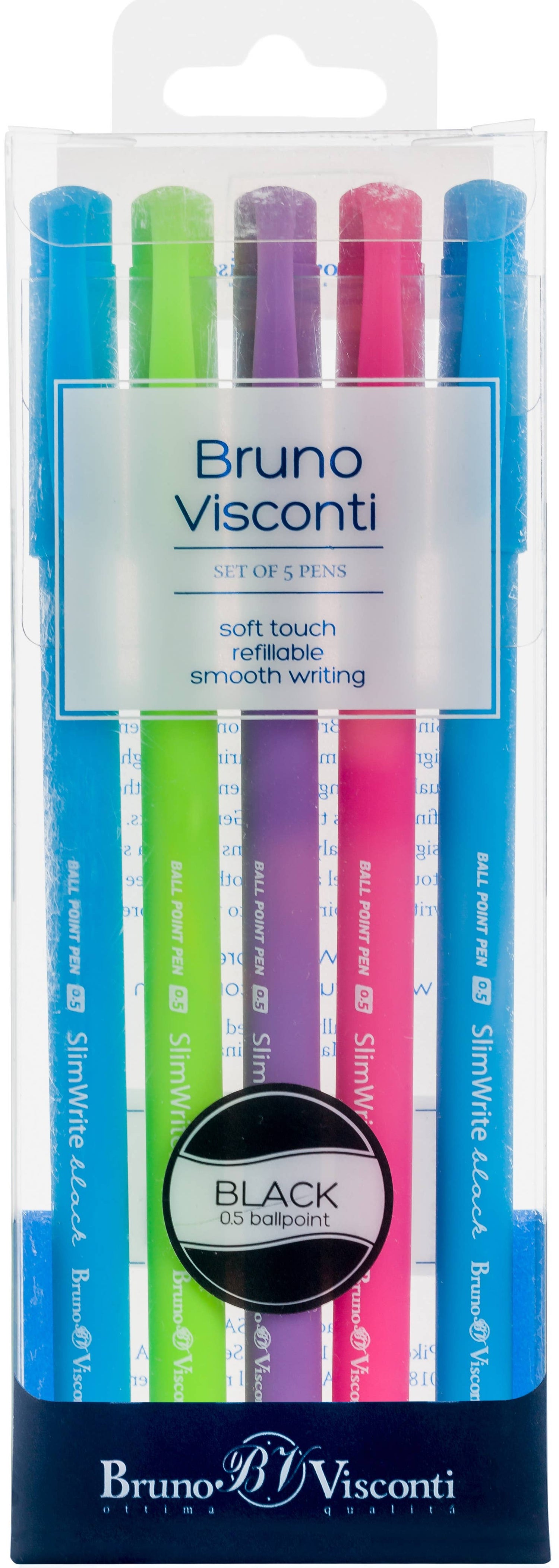 SimpleWrite Special - 5 Pen Pack (Violet, Azure, Rose, Neon)