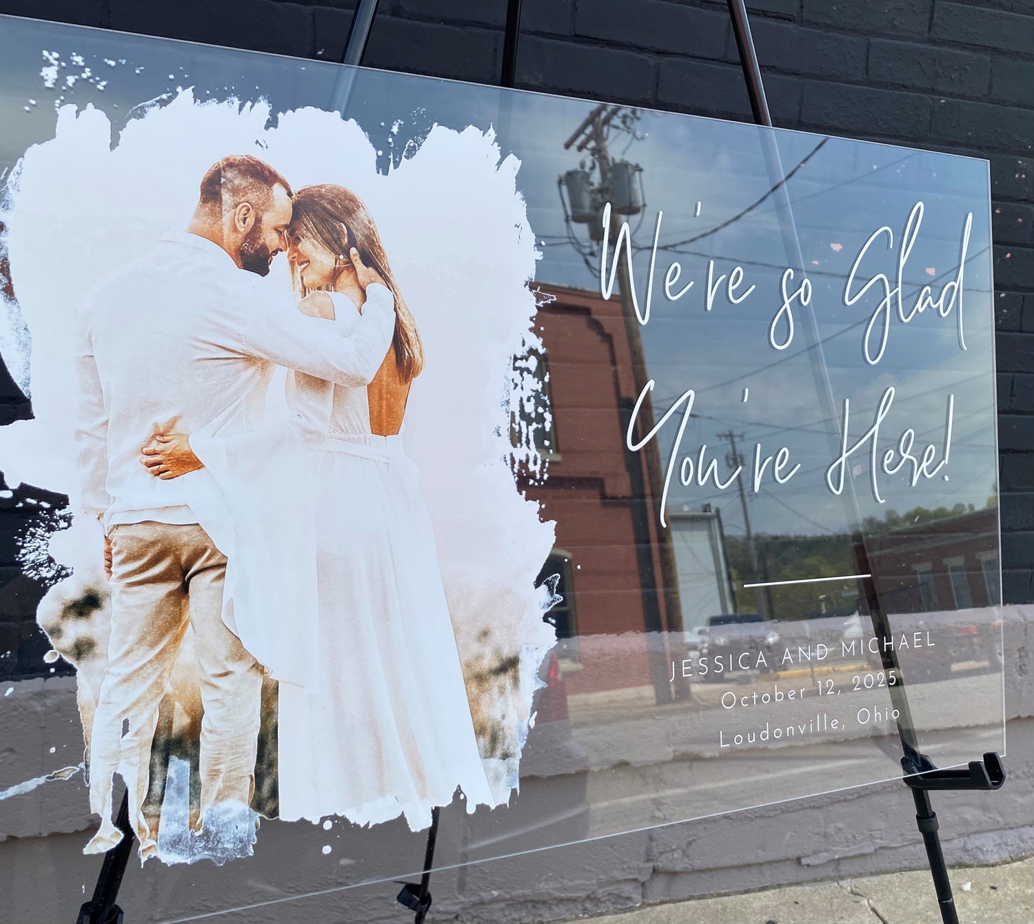 Acrylic Wedding Sign