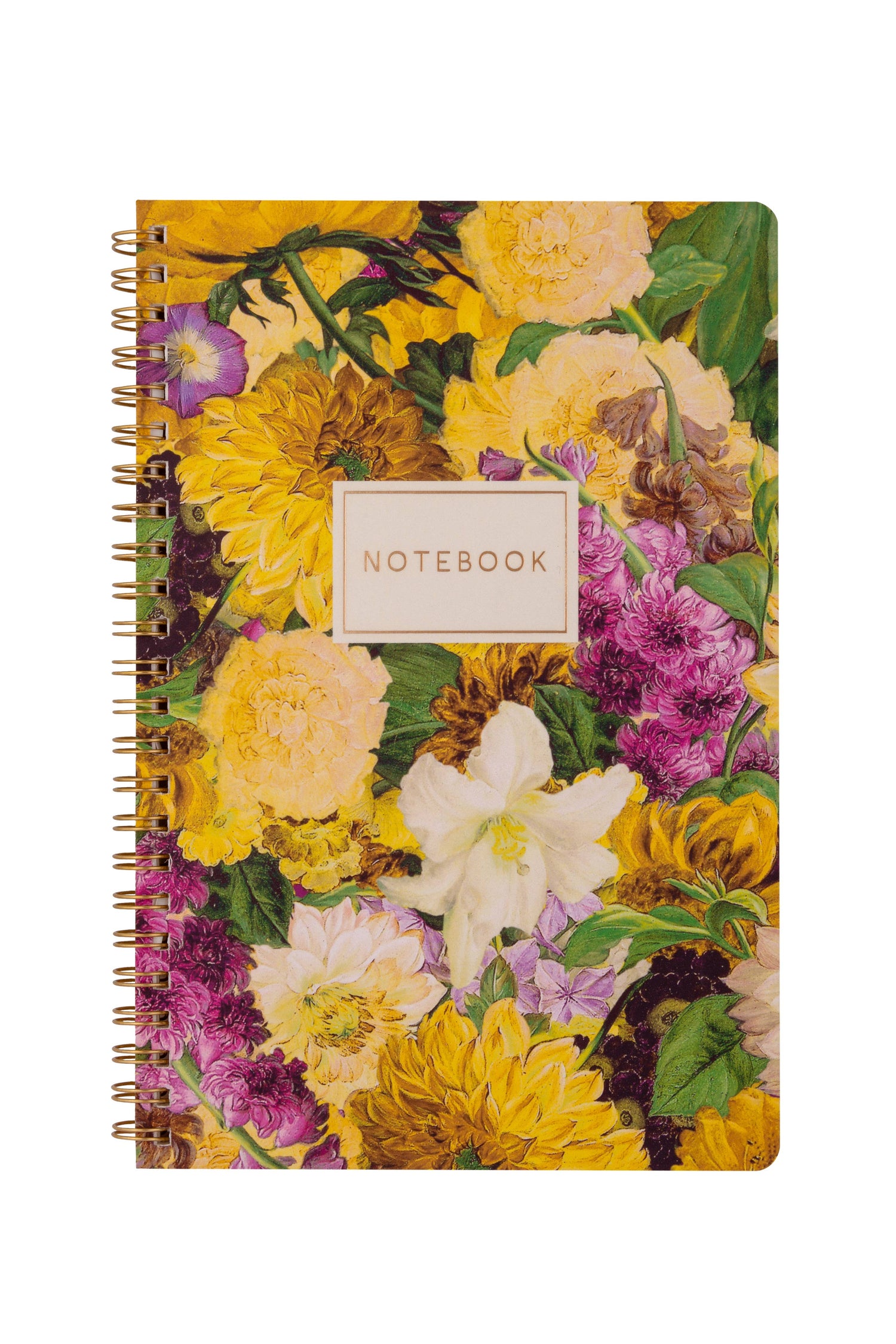 Medium Spiral Notebook - Bouquet