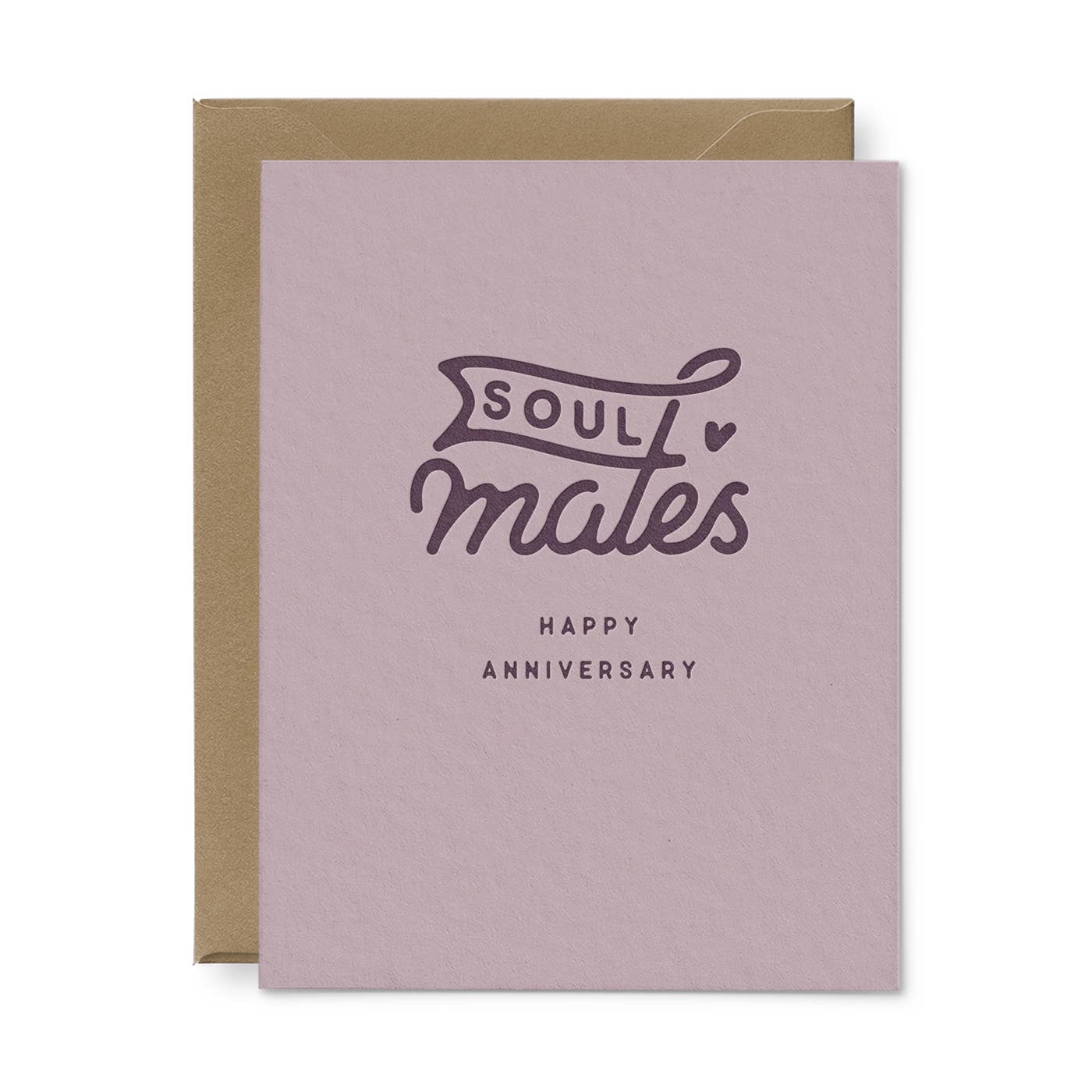 Soul Mates Happy Anniversary Card