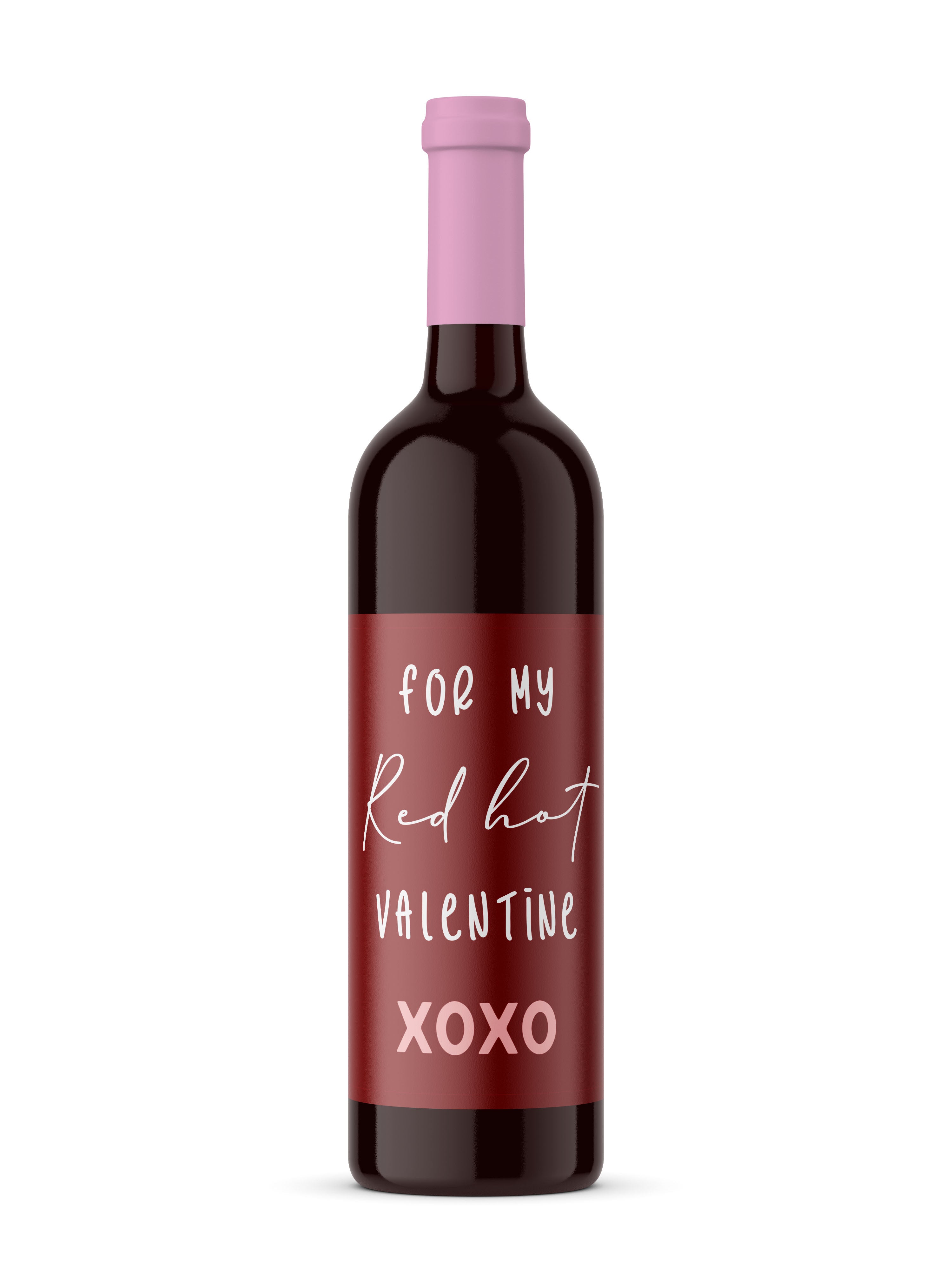 Be My Valentine Wine Bottle Labels